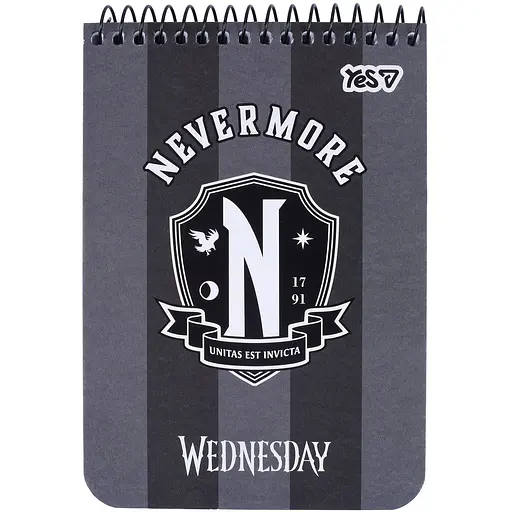 Зошит для записів Yes Wednesday А6 в клітинку 80 аркушів (152297)