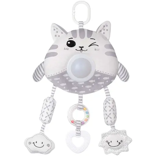 Іграшка музична Funmuch підвіска Кішечка зі світловими ефектами (FM888-16) - фото 1