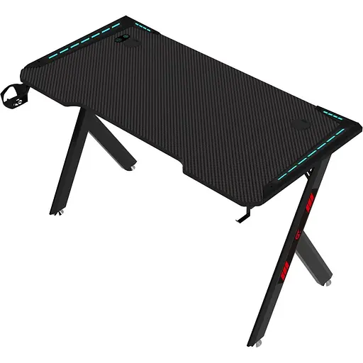 Компьютерный игровой стол GT Racer T-1249 Black [125865] - фото 2