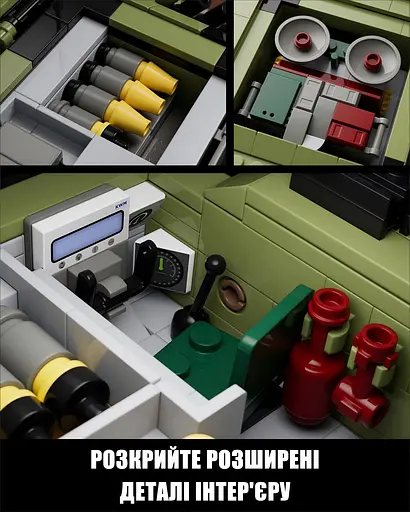 Конструктор Nifeliz Танк "Леопард 2 A7" (NF10269) - фото 3