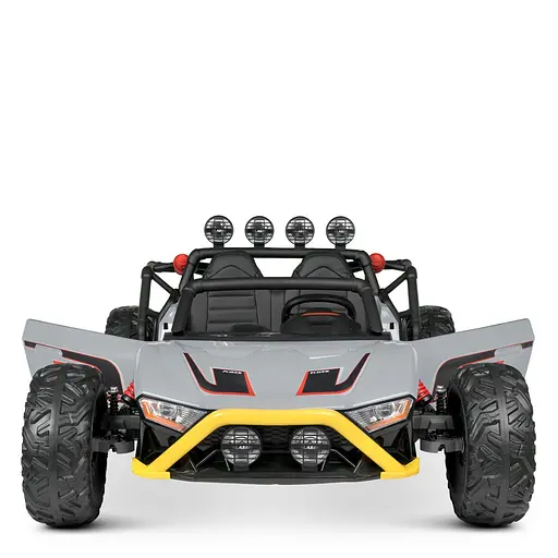 Електромобіль дитячий Bambi Багі Racer JS3168EBLR-11 24V Сірий - фото 2