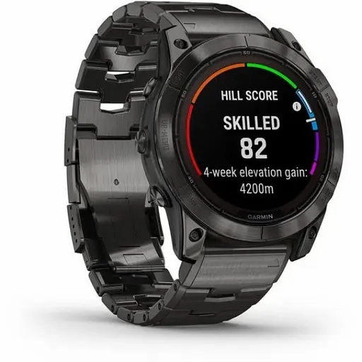 Смарт-годинник Garmin Fenix 7X Pro Sapphire Solar Carbon G. DLC Tit. with Vented Tit. Bracelet (010-02778-30) - фото 3
