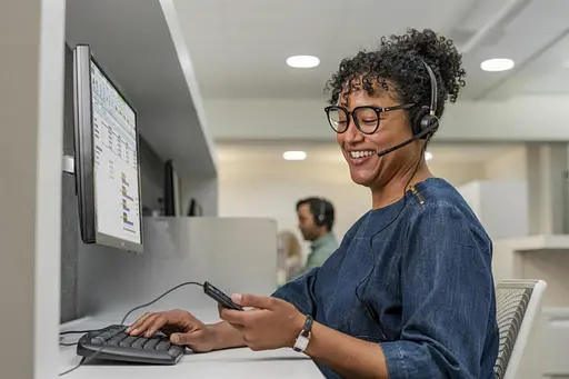 Компьютерная стереогарнитура On-ear EncorePro 520, Quick Disconnect, всенаправленный, черный Poly teh0013209 - фото 4