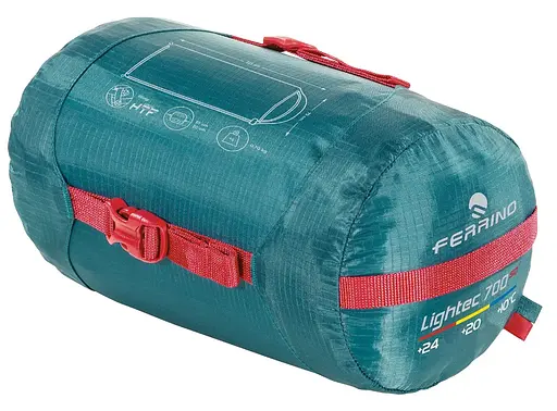 Спальний мішок Ferrino Lightec 700 SQ/+20°C Green Left (86154NVVS) - фото 2