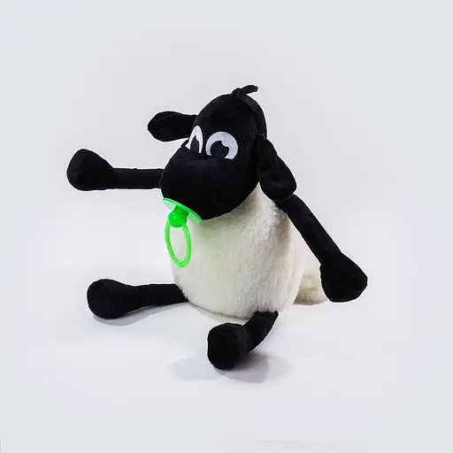 М'яка іграшка Баранчик Тіммі з соскою 36см