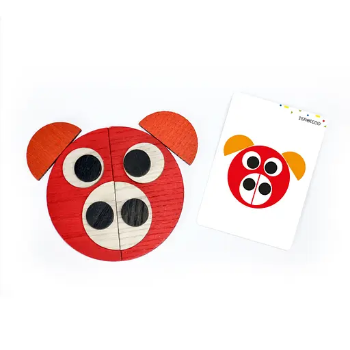 Деревянная игра "Фигурная мозаика" Igroteco 900071, 30 элементов - фото 5