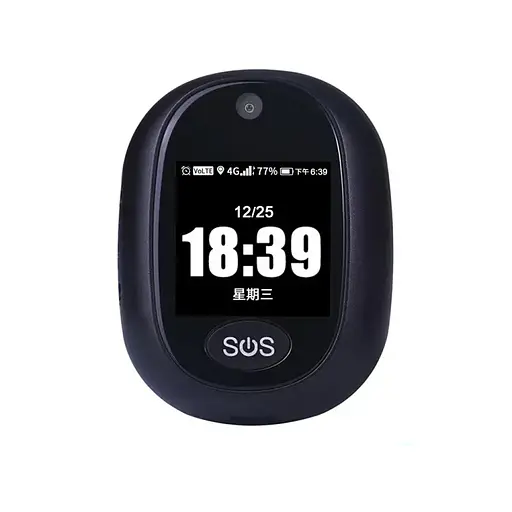 GPS трекер-брелок Vjoycar RF-V45 для детей и пожилых людей, с камерой, сенсорным экраном, кнопкой SOS, аудиозвонком, шагомером