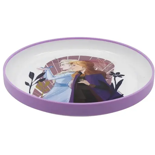 Детская пластиковая миска ‎19,6x19,6x2,5 см Stor Frozen (74292)