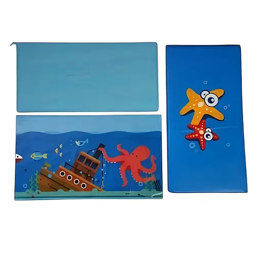 Складной короб-органайзер C 68853 из картона и ткани 59.5 × 31 × 35.5 см - фото 3