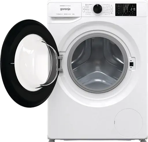 Пральна машина Gorenje фронтальна 8 кг 1400 A+++ 55 см дисплей пара інвертор білий - фото 5