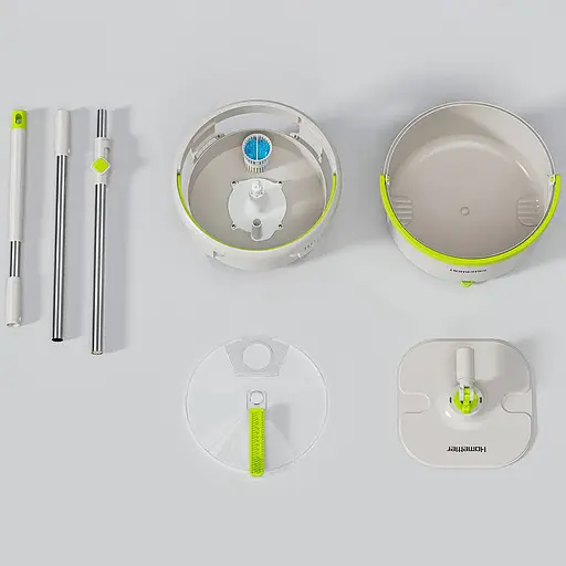 Швабра з відром CoolMop Plus CW001 Кремовий - фото 7