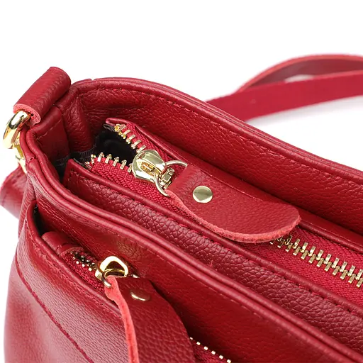 Женская сумка Vintage с твердым дном из натуральной кожи 27х16х11 см sum0027557 - фото 5