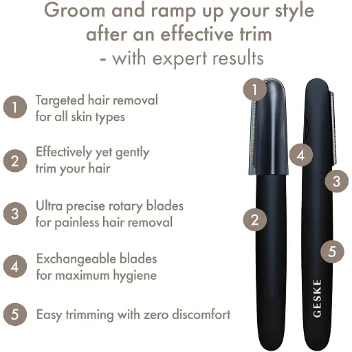Тример для тіла GESKE Precision Trimmer 4in1 Black (HB0449) [132060] - фото 8
