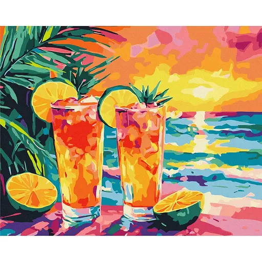 Картина за номерами на підрамнику Brushme Смак відпочинку