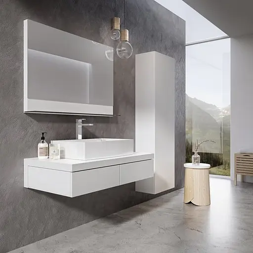 Дзеркало для ванної кімнати Ravak Formy 1000 біле X000000983 - фото 4