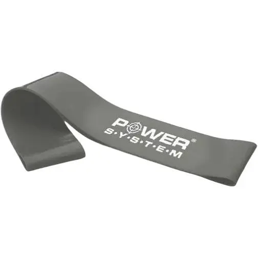 Гумка для фітнесу Power System PS-4063 Flex Loop Strong Grey опір 23 кг (PS_4063_Grey) - фото 1