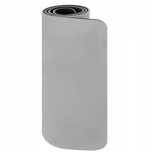 Коврик (мат) для йоги и фитнеса 4FIZJO TPE 1 см Grey/Black 4FJ0203 (P-5907739311931) - фото 4