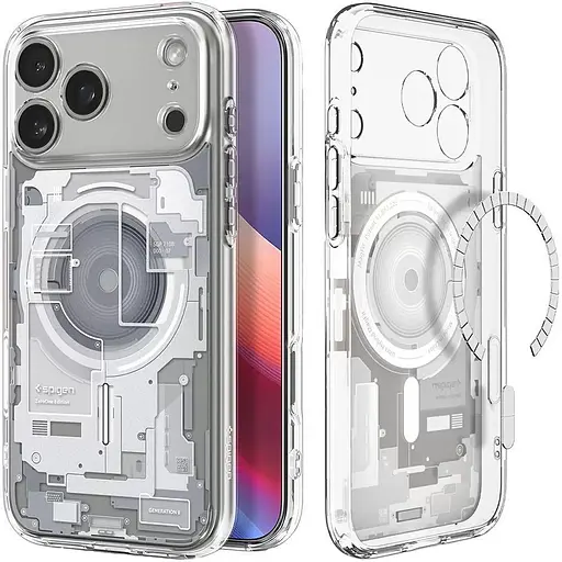 Чохол Spigen Ultra Hybrid Zero One with MagSafe для Apple iPhone 17 Pro Max White ACS10287 (152024) - фото 9