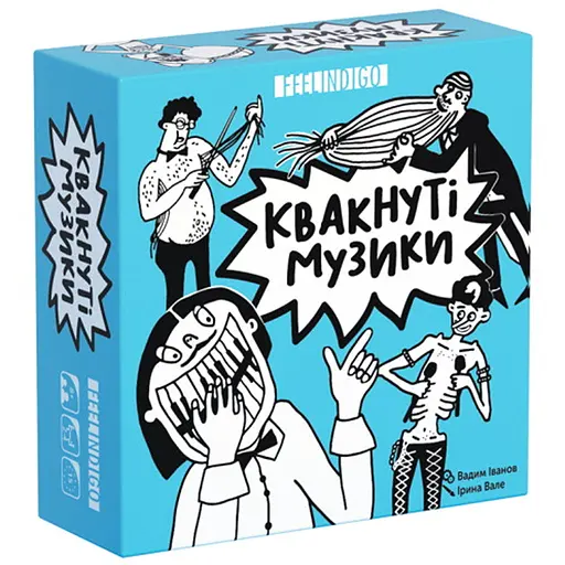 Настольная игра Feelindigo Квакнутые музыканты (Freaky Band) (укр.) (FI19030) - фото 1