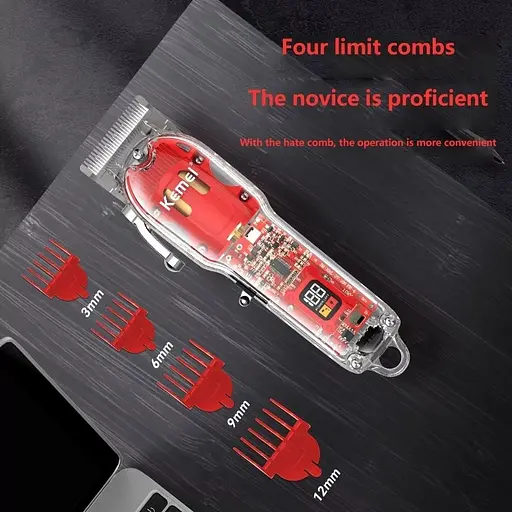 Машинка для стрижки волосся Barber Kemei Km-1761 - фото 3