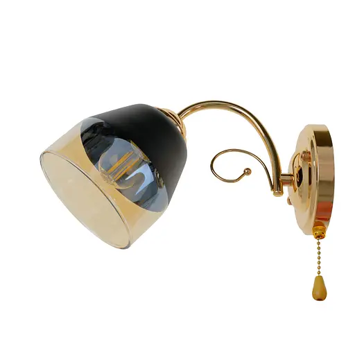 Бра Brille LK-689W/1 E27 G настінне накладне класичне - фото 2