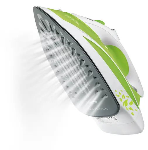 Sencor Праска, 2200Вт, 380мл, паровий удар -120гр, постійна пара - 25гр, керам. підошва, зелений - фото 5