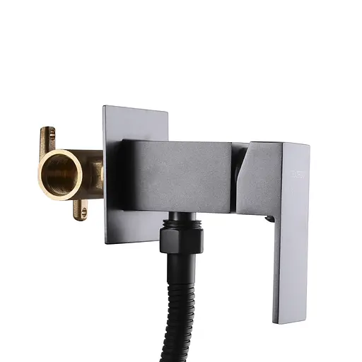 Набір гігієнічного душа прихованого монтажу Globus Lux GLM-0-106MIX-graphite, Графит - фото 2