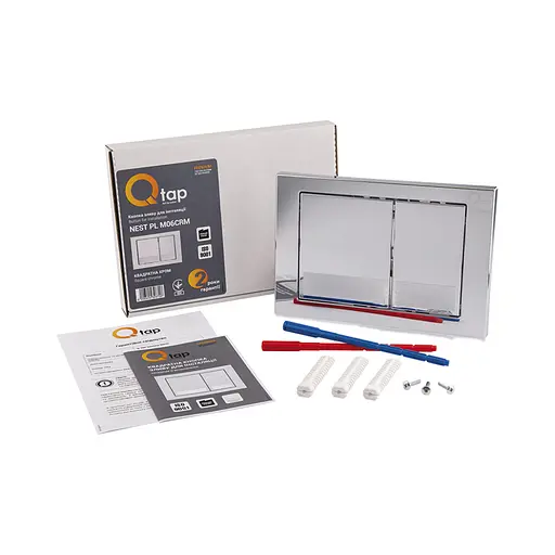 Клавіша змиву Qtap Nest QT0111M06028CRM, Хром - фото 5