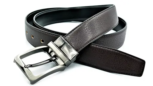 Ремінь шкіряний Weatro чоловічий двосторонній 110-125х3,5 см acs0014086 - фото 9