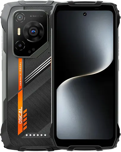 Смартфон Oscal PILOT 3 12/256GB Black - фото 1