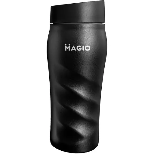Термокружка Magio нержавеющая сталь 420 мл черная (1078МG) - фото 1