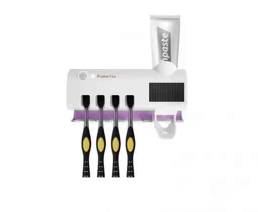 Диспенсер для зубной пасты и щетки автоматический Toothbrush sterilizer W-020 - фото 7