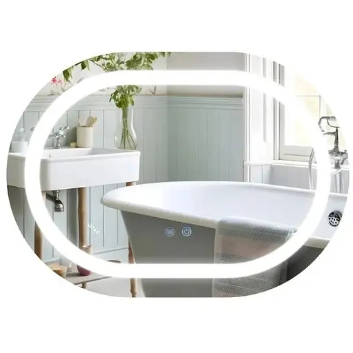 Дзеркало Qtap Gemini з LED-підсвічуванням Touch QT2578R8070 - фото 1