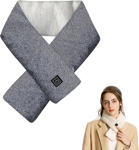 Розумний графеновий шарф PopWarm, грілка для шиї, розумний електричний шарф з 3 рівнями підігріву, шарф для шиї Painel, шарф