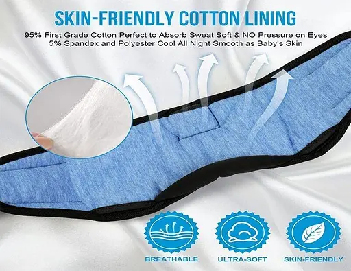 Навушники для сну MUSICOZY Bluetooth маска для сну, бездротова музика з маскою для очей - фото 3