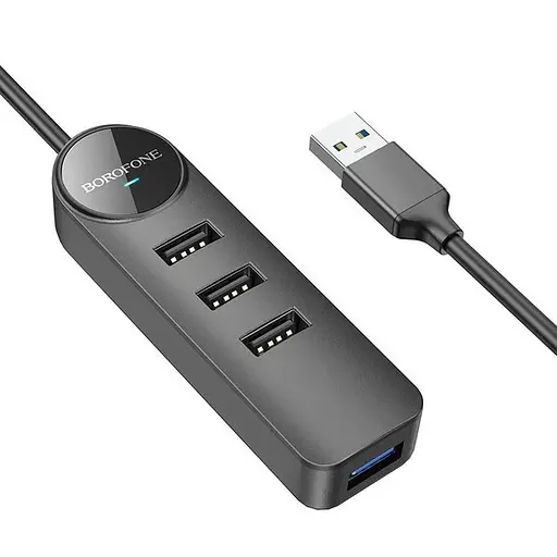 Конвертер переходник адаптер Borofone DH5 Erudite 4-in-1 с кабелем 120 см - фото 2