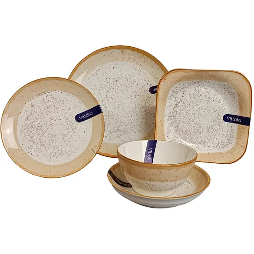 Тарілка десертна Vittora Аполлон VT-P-1203AP 20.3 см (147167) - фото 4