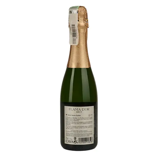 Вино игристое Flama d'Or Cava Brut белое 11.5% 0.375 л - фото 2