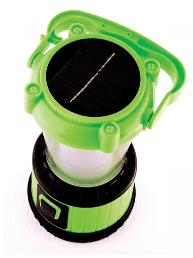 Кемпинговый фонарь лампа аккумуляторная Yajia JA-1970 с солнечной встроенной панелью с функцией USB зеленый - фото 2