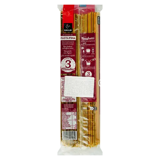 Макаронные изделия Gallo Spaghetti Pastafina с томатами и шпинатом 400 г - фото 2