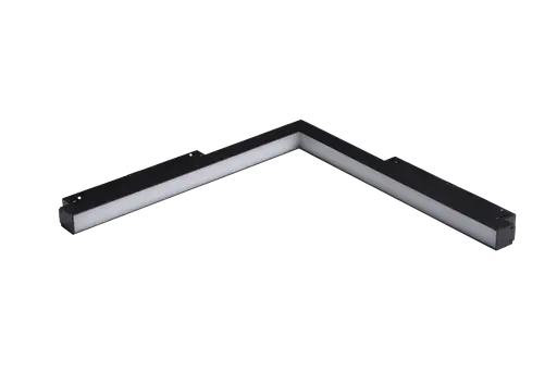 Магнітний світильник AZzardo AZ4619 Saga Track Magnetic Corner b 24w Milky120 4000k Bk - фото 1