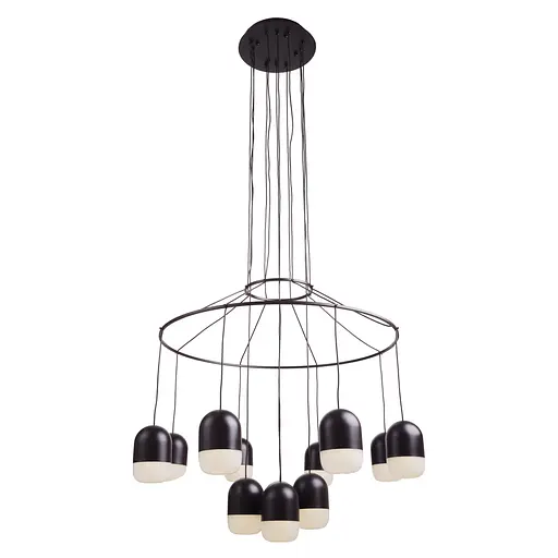 Люстра подвесная Brille в спальню LED 84W NW BK (BR-01 674S/12) - фото 3