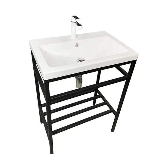 Раковина Adamant умывальник CERS искусственный камень прямоугольная - фото 4