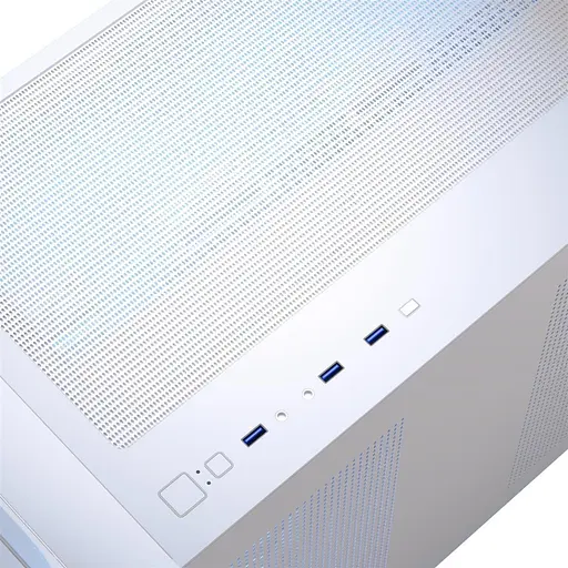 Корпус Aerocool P300C-G-WT-v1 белый без блока питания (ACCS-PN02033.21) - фото 5