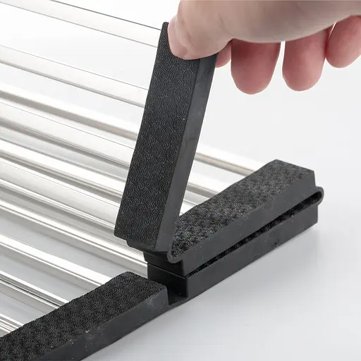 Нержавіючий килимок для мийки дизайнерський Nett KH-16 (45) - фото 8