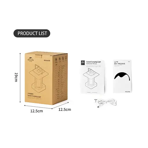 Фонарь кемпинговый Naturehike CNH22DQ009 Type-C Коричневый - фото 2