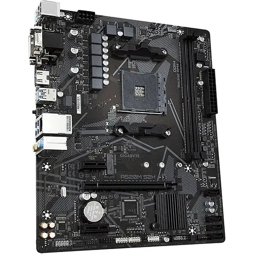 Материнская плата Gigabyte A520M S2H Socket AM4 - фото 4
