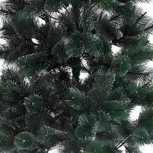 Новогодняя искусственная елка 150 см, C 66873, разборная, украшенная глиттером, зеленая - фото 3