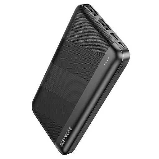 Зовнішній акумулятор компактний BOROFONE BJ27 Pindar 10000mAh чорний - фото 1