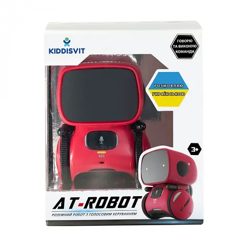 Робот інтерактивний із голосовим керуванням, AT-ROBOT, червоний, AT001-01 - фото 3